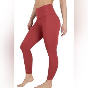 Yogalicious High-Waisted Red Leggings